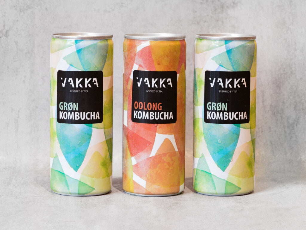 Økologisk Grøn Kombucha 24 dåser med 15% rabat