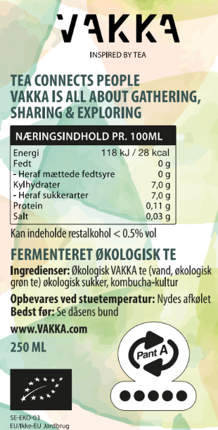 Økologisk Grøn Kombucha 1 dåse