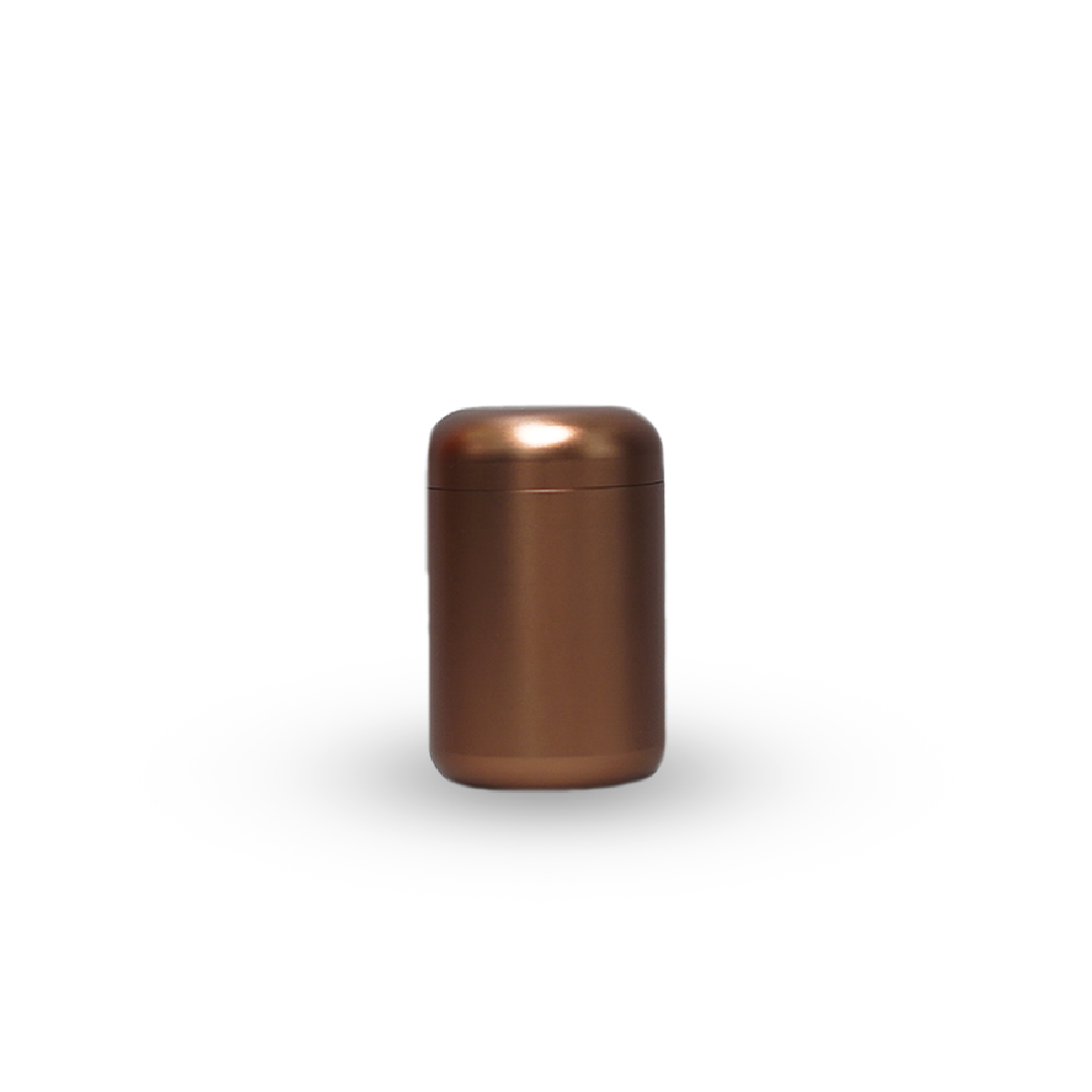 Tea can - bronze