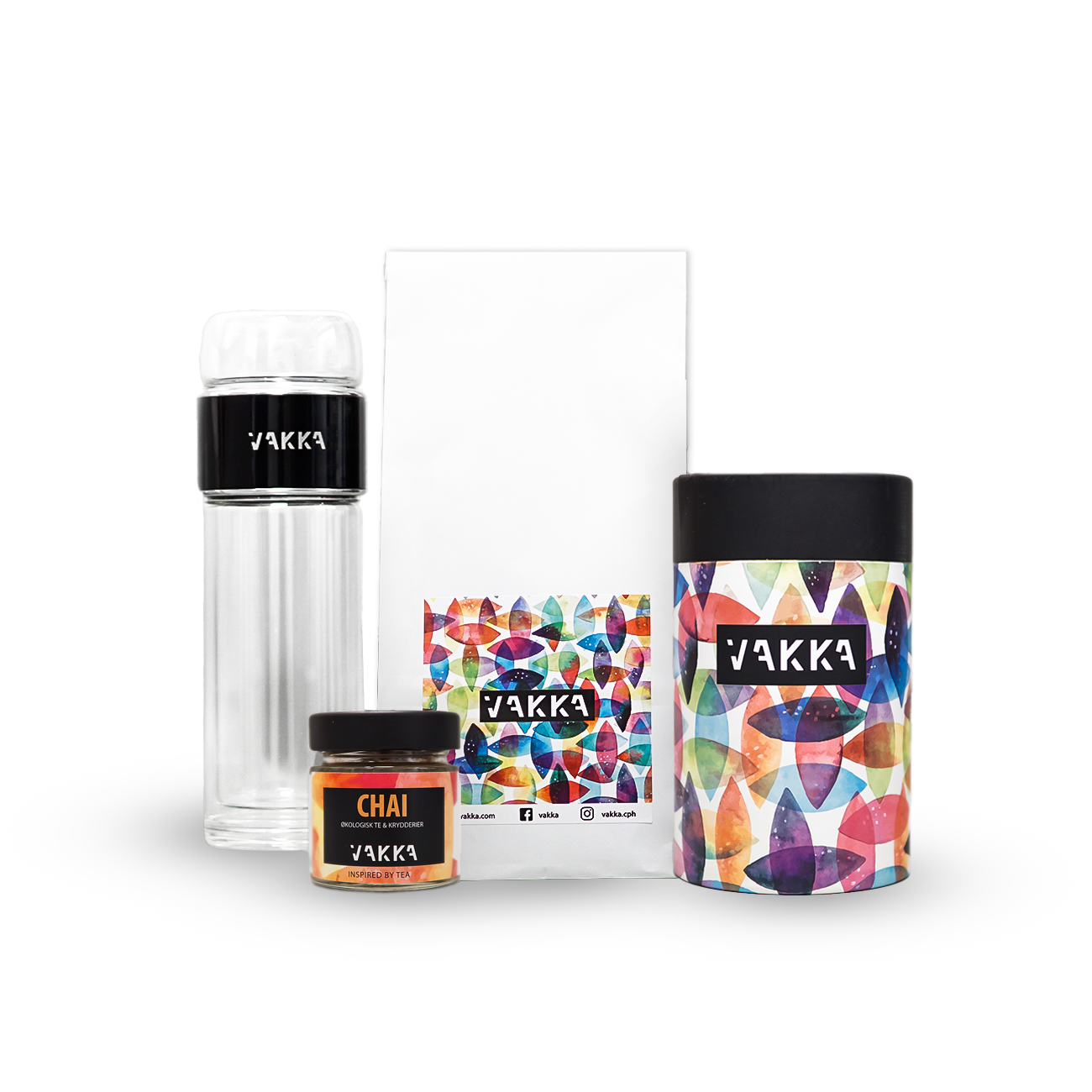 Gift set: Tea brewer, Organic tea &amp; Organic chai
