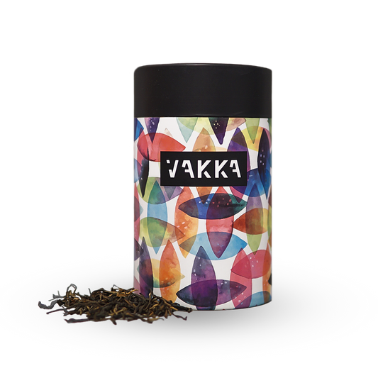 Organic black tea in a can (50 g)